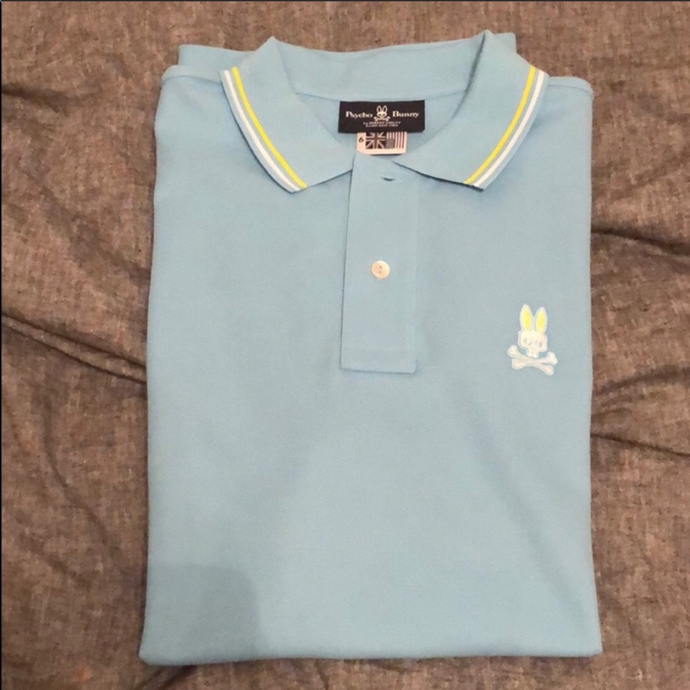 Lot of 4 Psycho Bunny Polo shirts